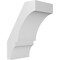 Ekena Millwork 6-in. W x 8-in. D x 12-in. H Balboa Architectural Grade PVC Knee Brace BRCP06X08X12BOA - alternate 1
